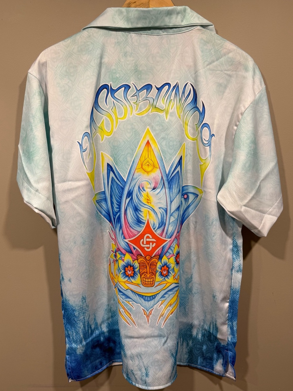 Casa Blanca Surg Lotus tie dye Gradient Short Sleeve Shirt w/shorts (Set)